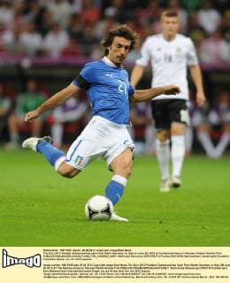The Euro 2012 football championships semi-final match Germany vs. Italy on June 28, 2012 at the National Arena in Warsaw, Poland. Andrea Pirlo  EN_01035922_0097
