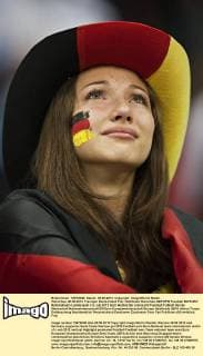Warschau, 28.06.2012 Trauriger Deutschland Fan
