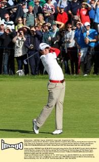28.06.2012. County Antrim, Northern Ireland. Northern Ireland s Rory McIlroy during the first round of the Irish Open at his hometown course of Royal Portrush in County Antrim, Northern Ireland xIanxBinesx  ActionPlus11297166