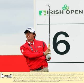 28.06.2012. County Antrim, Northern Ireland. Northern Ireland s Rory McIlroy during the first round of the Irish Open at his hometown course of Royal Portrush in County Antrim, Northern Ireland xianxbinesx  ActionPlus20132849