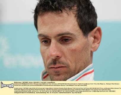 Andreas KLOEDEN (Radioshack Nissan Trek) Radsport Tour de France 2012 28.06.2012 Pressekonferenz Radioshack-Nissan Trek Foto: Ben Majerus