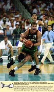 EuroBasket 2022, Historie, Die besten Spieler Europas Arvydas Sabonis (Litauen, vorn), Luis Villar (ARG)