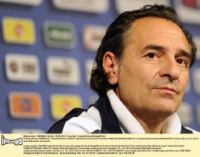Krakau (Polen) 29 06 2012 - Pressekonferenz Italien: Nationaltrainer Cesare Prandelli 