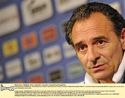 Krakau (Polen) 29 06 2012 - Pressekonferenz Italien: Nationaltrainer Cesare Prandelli 