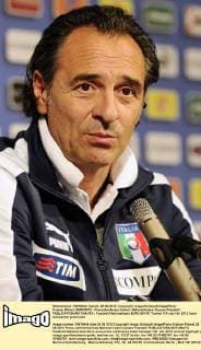 Krakau (Polen) 29 06 2012 - Pressekonferenz Italien: Nationaltrainer Cesare Prandelli 