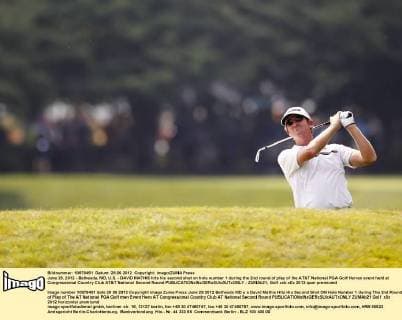 June 29, 2012 - Bethesda, MD, U.S. - DAVID MATHIS hits his second shot on hole number 1 during the 2nd round of play of the AT&T National PGA Golf Herren event held at Congressional Country Club AT&T National Second Round - ZUMAb21