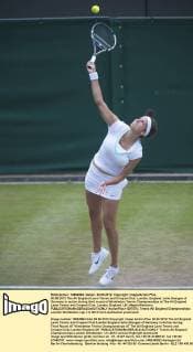 30.06.2012 The All England Lawn Tennis and Croquet Club. London, England. Julie Goerges of Germany in action during third round at Wimbledon Tennis Championships at The All England Lawn Tennis and Croquet Club. London, England, UK xNigelxWaldronx  ActionPlus11297570