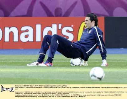Kiew 30 06 2012 - Abschlusstraining Italien: Gianluigi Buffon 