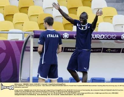 Kiew 30 06 2012 - Abschlusstraining Italien: Mario Balotelli 