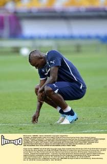 FUSSBALL INTERNATIONAL EURO 2012 FINALE 30.06.2012 Abschlusstraining Italien; Mario Balotelli (Italien) 