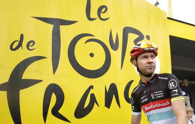 01.07.2012, Liege: Jens Voigt (GER) from Team Radio Shek RNT vor der 1. Etappe der Tour de France 2012 from Liege-Seraing.