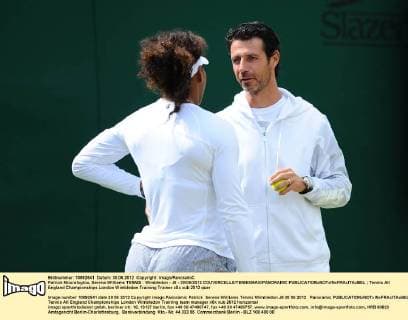 Patrick Mouratoglou, Serena Williams TENNIS : Wimbledon - J6 - 30 06 2012 COUVERCELLE TENNISMAG PANORAMIC 