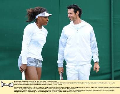 Patrick Mouratoglou, Serena Williams TENNIS : Wimbledon - J6 - 30 06 2012 COUVERCELLE TENNISMAG PANORAMIC 