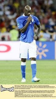 Kiev 01 07 2012 - Finale Euro 2012, Spanien - Italien: Mario Balotelli 