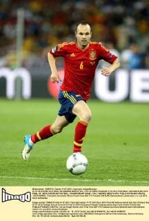 01.07.2012 EURO 2012 FINAL NZ ANDRES INIESTA SPA KYIV OLYMPIC STADIUM 01.07.2012 FOOTBALL SOCCER EURO 2012 FINAL OF UEFA EUROPEAN FOOTBALL CHAMPIONSHIP SPAIN - ITALY ANDRES INIESTA SPA  120701MIN003
