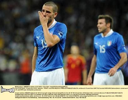 Kiev 01 07 2012 - Finale Euro 2012, Spanien - Italien: Leonardo Bonucci 