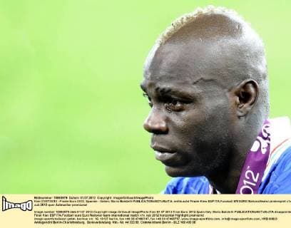 Kiev 01 07 2012 - Finale Euro 2012, Spanien - Italien: Mario Balotelli 