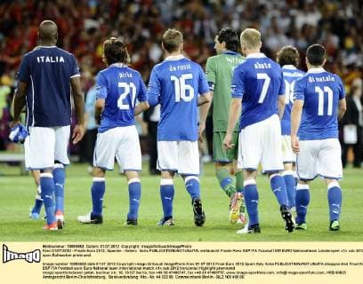 Kiev 01 07 2012 - Finale Euro 2012, Spanien - Italien: Italia 