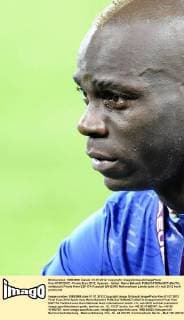 Kiev 01 07 2012 - Finale Euro 2012, Spanien - Italien: Mario Balotelli 