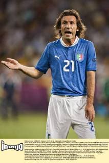 Kiew, 01.07.2012 Andrea Pirlo (Italien) enttäuscht Spanien - Italien