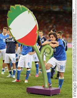 Kiew, 01.07.2012 Riccardo Montolivo (Italien) enttäuscht Spanien - Italien