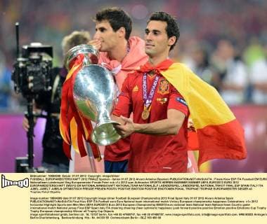 FUSSBALL EUROPAMEISTERSCHAFT 2012 FINALE Spanien - Italien 01.07.2012 Alvaro Arbeloa (Spanien) 