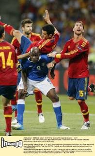 EURO-2012 . final match Italy-Spain Mario Balotelli (ITA)