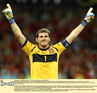 IKER CASILLAS The final match of the European Football Championship 2012 between the national teams of Italy and Spain on July 1, 2012 in Kiev, Ukraine.  EN_01036398_0098