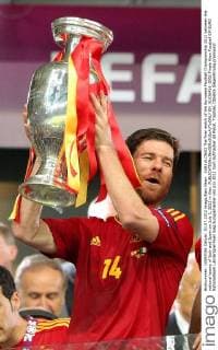 XABI ALONSO The final match of the European Football Championship 2012 between the national teams of Italy and Spain on July 1, 2012 in Kiev.  EN_01036416_0002