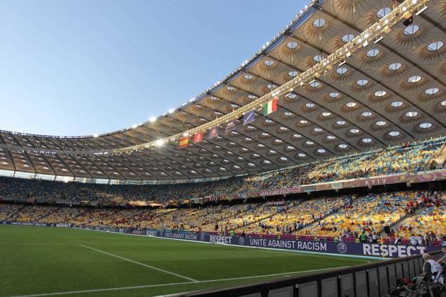 The final match of the European Football Championship 2012 on July 1, 2012 in Kiev. 