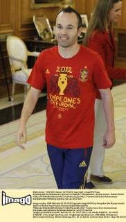 Empfang des Europameisters Spanien im Madrider Königspalast - Andres Iniesta - RobertxSmith 
