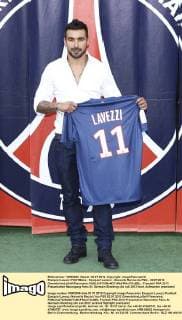 Ezequiel Lavezzi FOOTBALL : Ezequiel Lavezzi - Nouvelle Recrue du PSG - 02 07 2012 GwendolineLeGoff Panoramic 