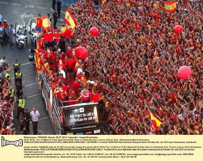 02.07.2012. Tour of Madrid of the Spanish football team to celebrate their victory in Euro 2012. (Alterphotos Marta Gonzalez)  (20189367)