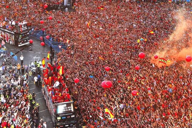 02.07.2012. Tour of Madrid of the Spanish football team to celebrate their victory in Euro 2012. (Alterphotos Marta Gonzalez)  (20189369)