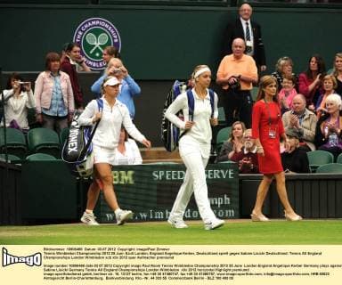 Tennis Wimbledon Championship 2012 25 Juni- 8Juli London, England Angelique Kerber, Deutschland spielt gegen Sabine Lisicki Deutschland