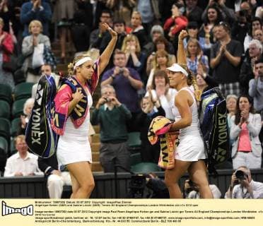 Angelique Kerber (GER) und Sabine Lisicki (GER)