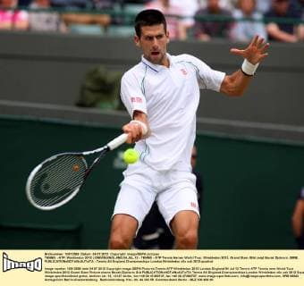 TENNIS - ATP, Wimbledon 2012 LONDON,ENGLAND,04.JUL.12 - TENNIS - ATP Tennis Herren World Tour, Wimbledon 2012, Grand Slam. Bild zeigt Novak Djokovic (SRB). 