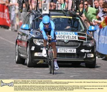 Belgien, Luettich 30.06.2012 : Tour de France 2012 Prolog Lüttich>Lüttich, VANDE VELDE Christian USA Garmin - Cervelo (USA) - GRS