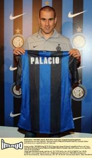 Pressetermin von Inter Mailand - Rodrigo Palacio 