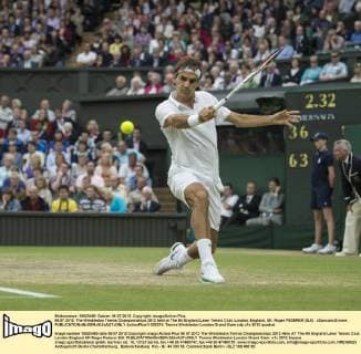 06.07.2012. The Wimbledon Tennis Championships 2012 held at The All England Lawn Tennis Club, London, England, UK. Roger FEDERER (SUI) . xDuncanxGrovex  ActionPlus11300374