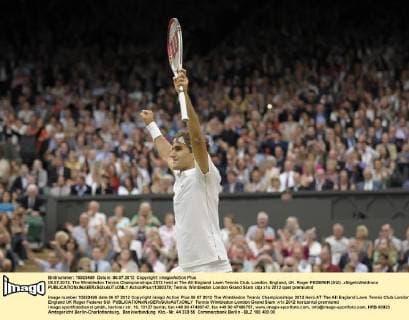 06.07.2012. The Wimbledon Tennis Championships 2012 held at The All England Lawn Tennis Club, London, England, UK. Roger FEDERER (SUI) .xNigelxWaldronx  ActionPlus11300379