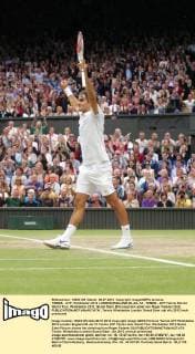 TENNIS - ATP, Wimbledon 2012 LONDON,ENGLAND,06.JUL.12 - TENNIS - ATP Tennis Herren World Tour, Wimbledon 2012, Grand Slam. Bild zeigt den Jubel von Roger Federer (SUI). 