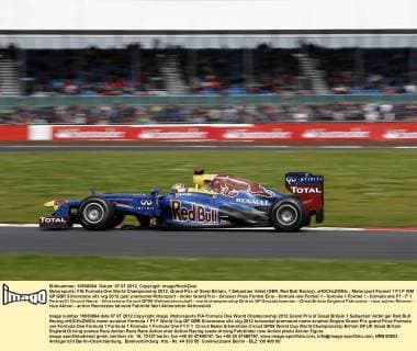 Motorsports: FIA Formula One World Championship 2012, Grand Prix of Great Britain, 1 Sebastian Vettel (GER, Red Bull Racing), xHOCHxZWEIx
