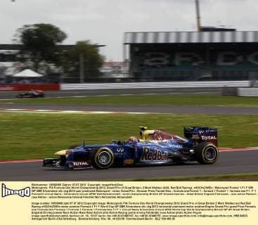 Motorsports: FIA Formula One World Championship 2012, Grand Prix of Great Britain, 2 Mark Webber (AUS, Red Bull Racing), xHOCHxZWEIx