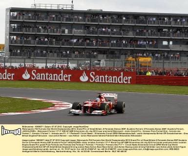 Motorsports: FIA Formula One World Championship 2012, Grand Prix of Great Britain, 5 Fernando Alonso (ESP, Scuderia Ferrari), 5 Fernando Alonso (ESP, Scuderia Ferrari), xHOCHxZWEIx
