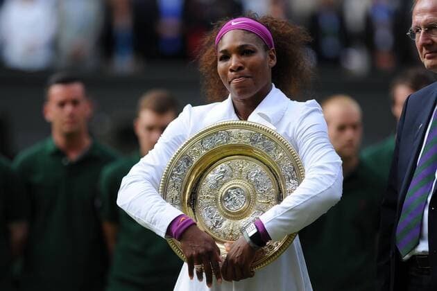 Siegerin Serena Williams (USA) TENNIS : Wimbledon - Finale Damen - 07 07 2012 COUVERCELLE TENNISMAG PANORAMIC 