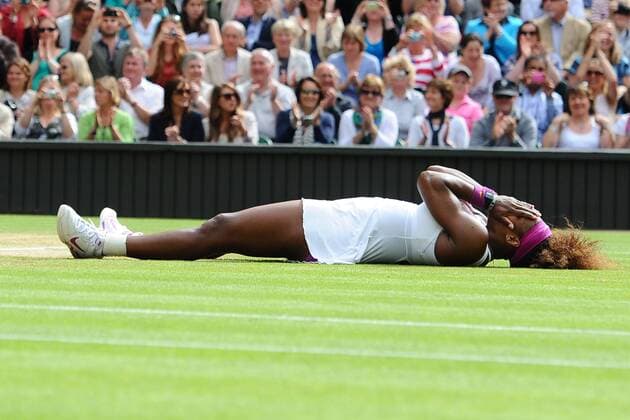 Siegerin Serena Williams (USA) TENNIS : Wimbledon - Finale Damen - 07 07 2012 COUVERCELLE TENNISMAG PANORAMIC 