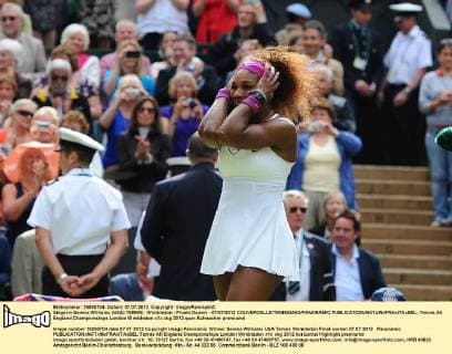 Siegerin Serena Williams (USA) TENNIS : Wimbledon - Finale Damen - 07 07 2012 COUVERCELLE TENNISMAG PANORAMIC 