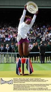 Siegerin Serena Williams (USA) TENNIS : Wimbledon - Finale Damen - 07 07 2012 COUVERCELLE TENNISMAG PANORAMIC 