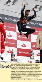 Motorsports: FIA Formula One World Championship 2012, Grand Prix of Great Britain, 2 Mark Webber (AUS, Red Bull Racing), xHOCHxZWEIx